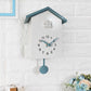 Cuckoo Wall Clock 20x25cm Muted Green Contemporary Hanging Household Clock Fall 2025 Whimsical Quartz Pendulum Gift