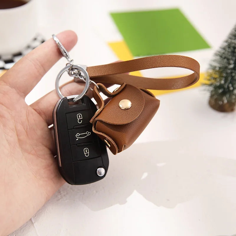 Free 1+1 Birkin Inspired Mini Hand Bag - Cute Leather Bag Charm Keychain & Earphone Case