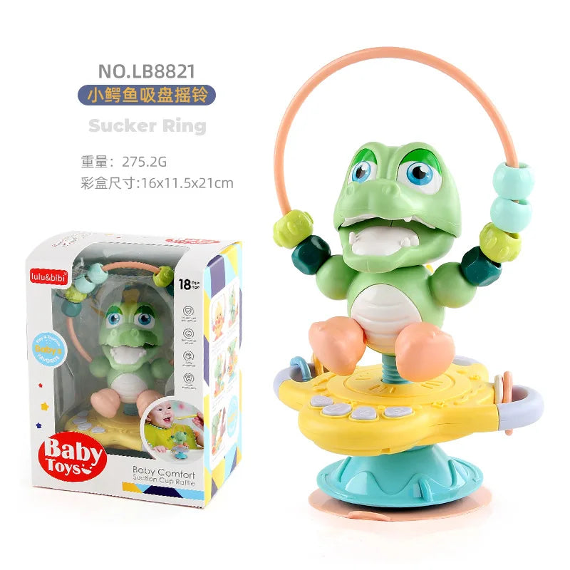 Soothing Baby Rattle Suction Cup Newborn Sensory Toys
