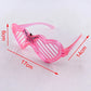 Up Light LED Glasses - 5 Colors Heart Shape Glow Party Supplies for Kids and Adults