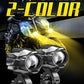 Auxiliary Fog Spot Light 3500K Strobe Off-Road Motorbike 2026 – HAOLIDE LED Motorcycle Headlight 6000K