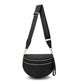 checkered nylon, box shape, travel and daily use – Multi-Use unisex crossbody bum bag