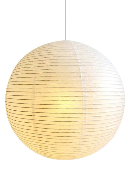 Wabi Japandi Sabi Round Pendant Light E27 LED Hanging Cozy Lamp