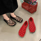 Women’s Breathable Ballet Flats - Mesh Weave, Summer