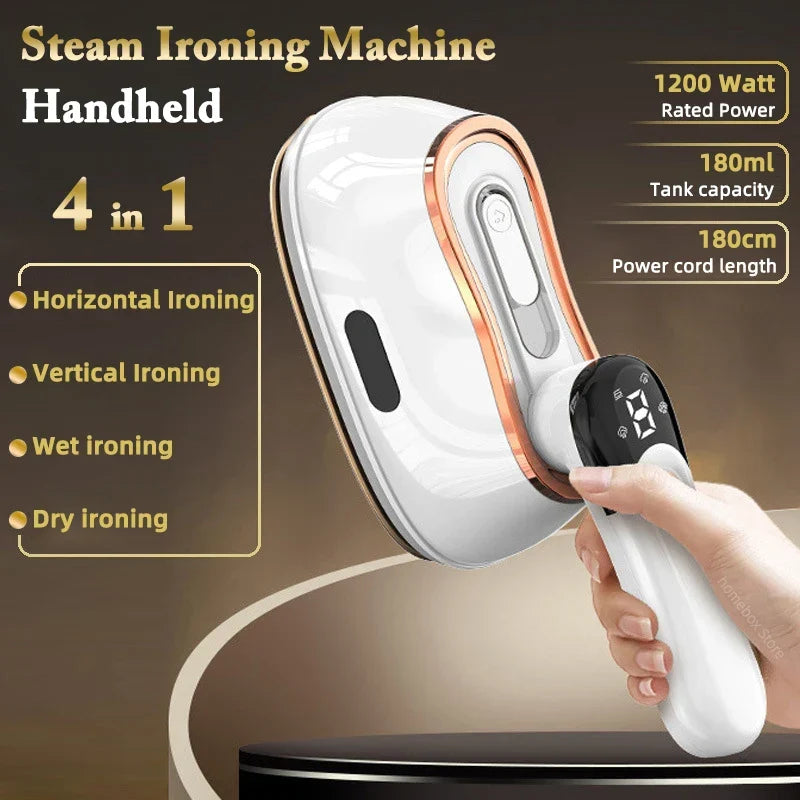 Handheld2025 Edition Steam Iron Foldable 4 In 1 Garment Steamer 1200W 110 To 240V Back To School Fall