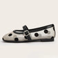 Women Breathable Mary Jane Flats - Round Toe Mesh, Casual