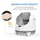 Automatic2025 Edition Cat Litter Box Self Cleaning With App Control Large Space Smart Toilet With Built In Stairs Safety Fall