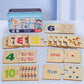 Number Wooden Matching Puzzle Toys for Baby Early Education Gift