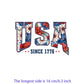 Iron2026 Edition On Patches USA Flag Bald Eagle Heat Transfer Kit Patriotic 4th Of July DIY Clothing Decor