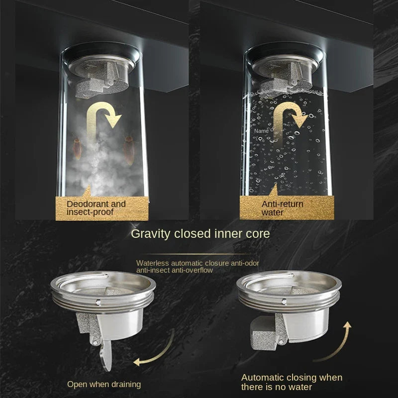Floor Drain Invisible Square Shower Drain Anti Odor Stainless Steel Simple Clean 2026 Household Renovation Trend
