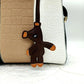 Keychain Bear PU Leather Mini Bag Charm Cute Gift Accessory
