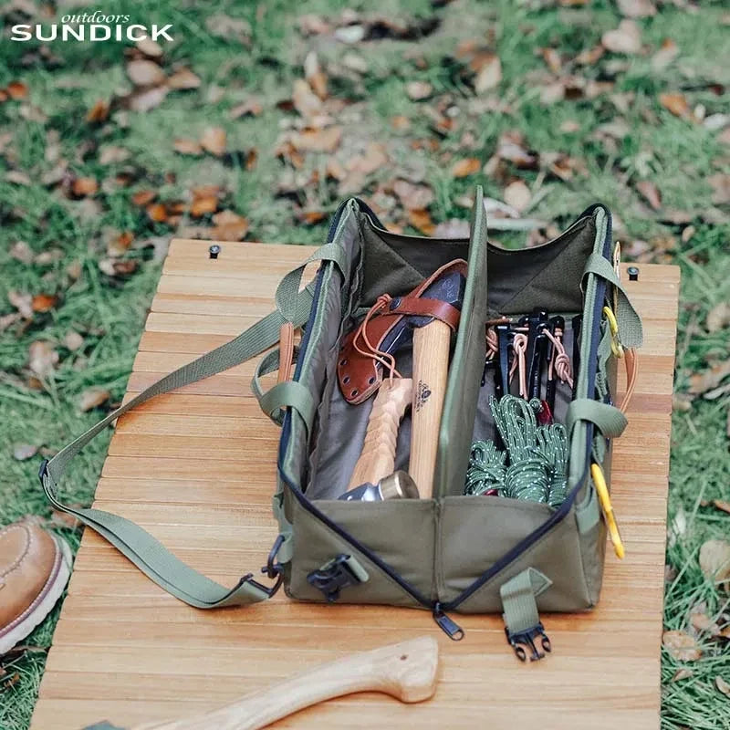 Camping Gear Storage Bag Outdoor Organizer Fall 2026 Water-Resistant Abrasion Resistant Shoulder Strap Included
