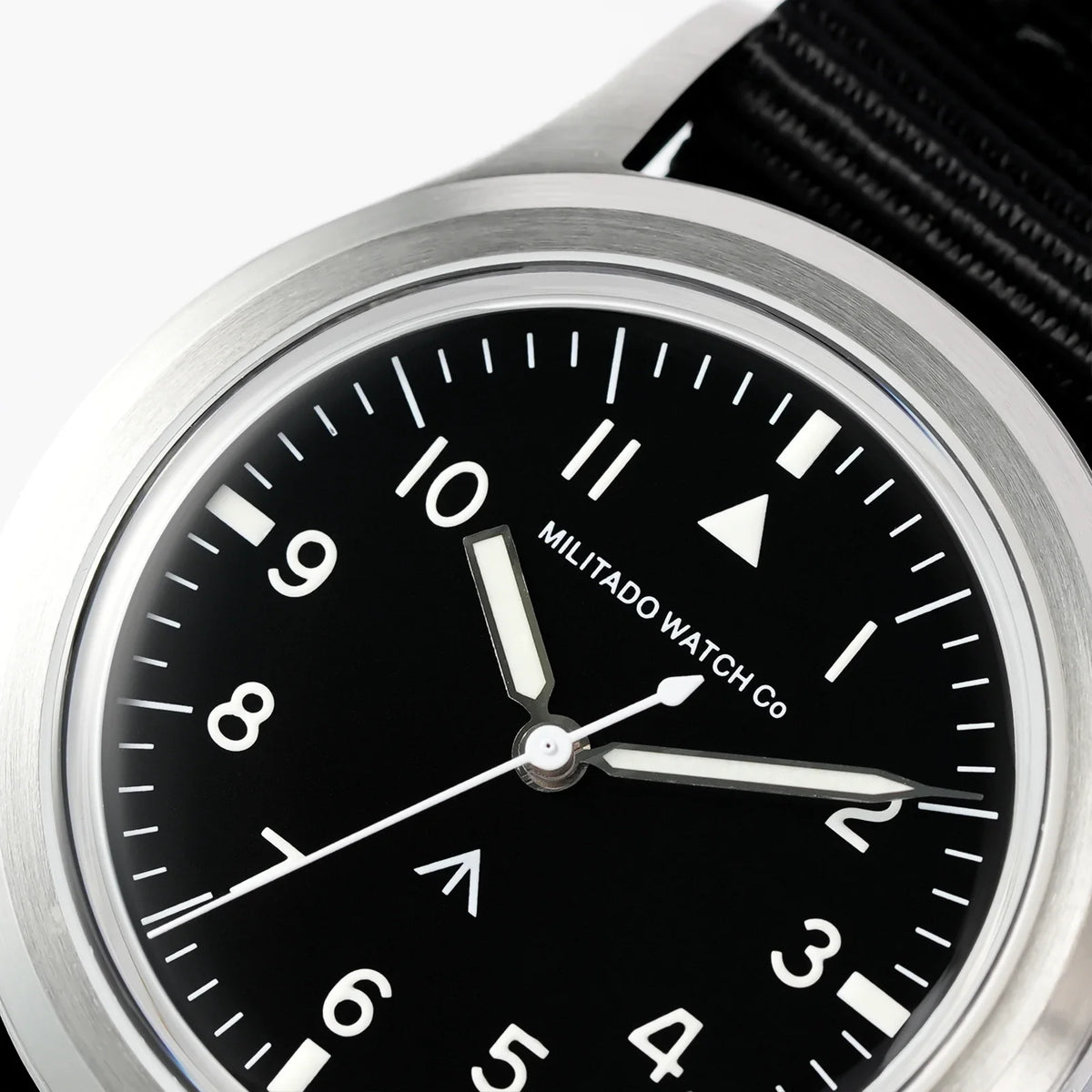 Field 36mm Watch Sapphire Crystal VH31 Sweep Quartz