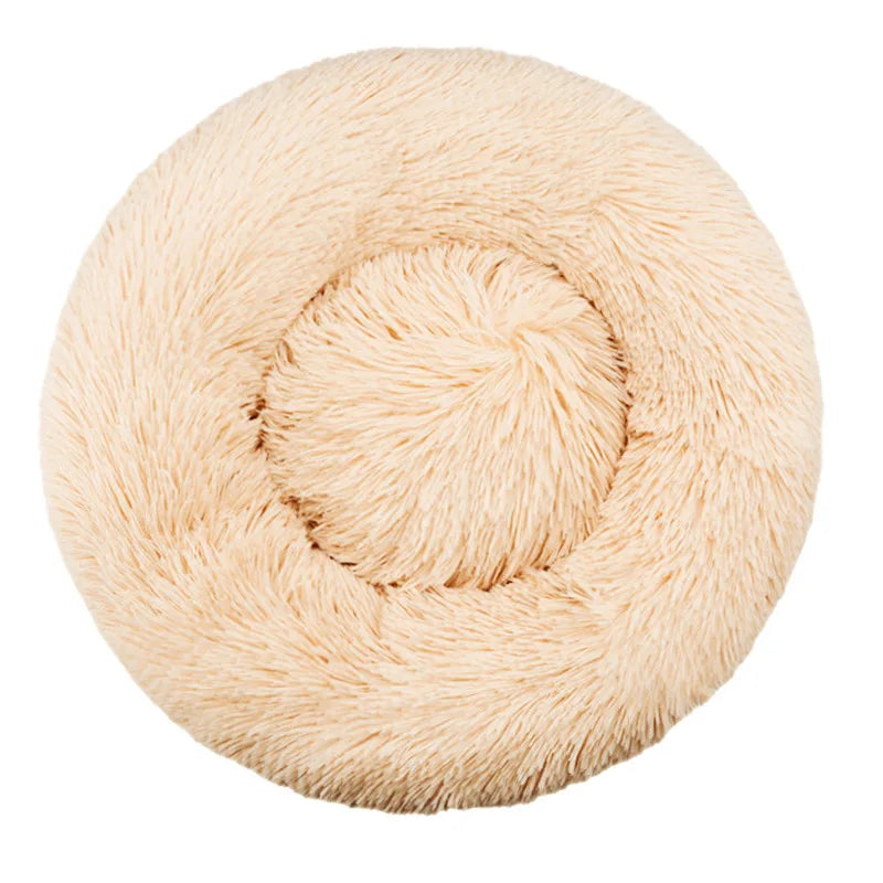 Bed Pet Round Plush Bed Winter Warm 2026 Washable Cozy Comfort For Pets