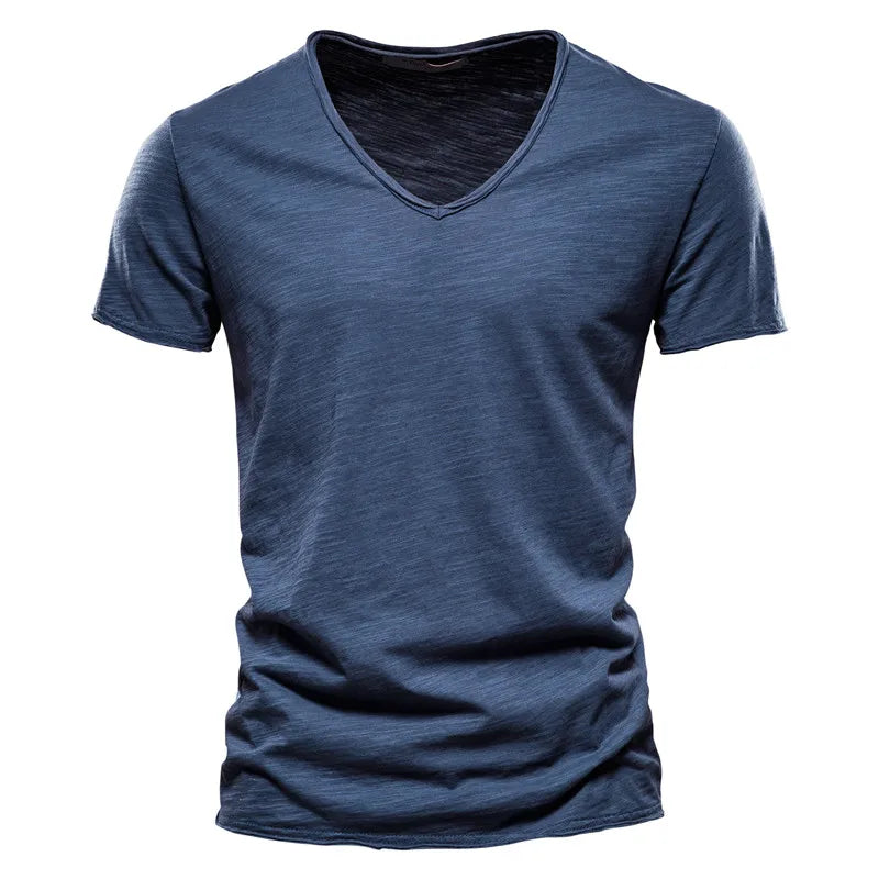 Lightweight Cotton Summer Men's Shirt, Breathable Casual Wear, Wrinkle-Resistant, Soft Touch, Available in Various Colors-3
