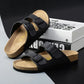 Summer Leather Men Sandals - Sturdy Anti-Slip Outdoor Beach Casual Shoes for Women