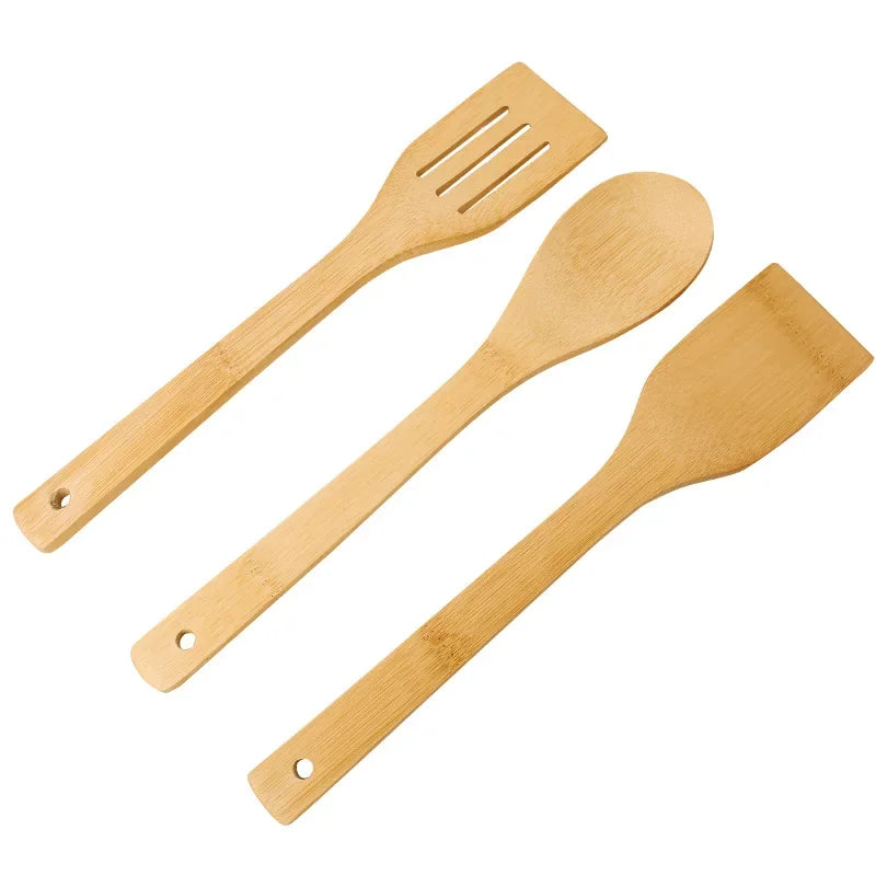 Alishan Bamboo Cookware Kit Non-Stick Frying Pan Spatula