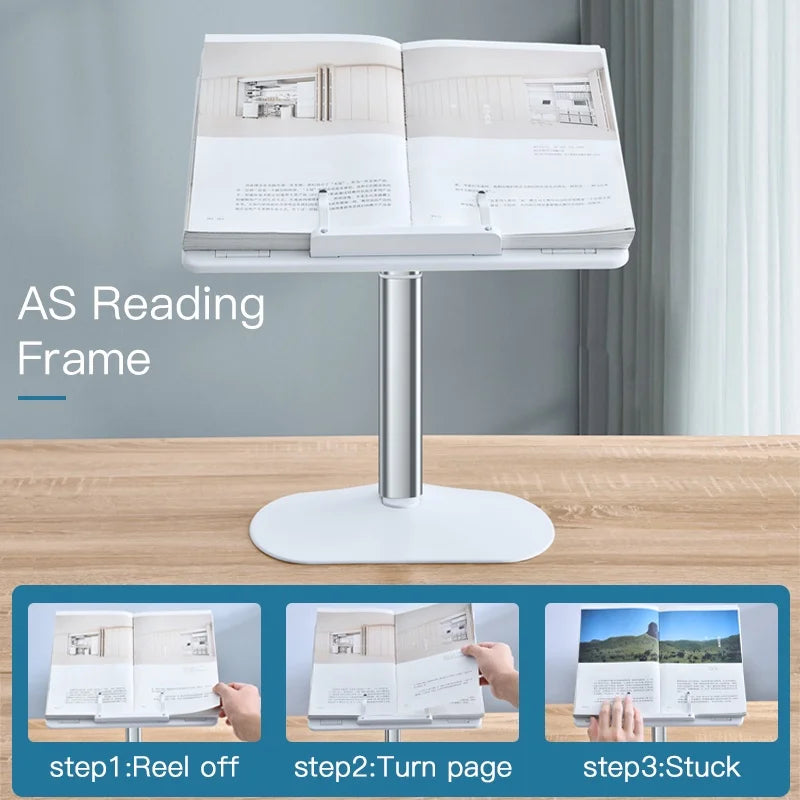 Flexible Aluminum Laptop Stand & Accessories - Travel-Friendly Cooling Bracket for MacBook, Tablet
