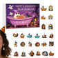 Halloween Advent Calendar Ghost Earrings 24 Day Kit