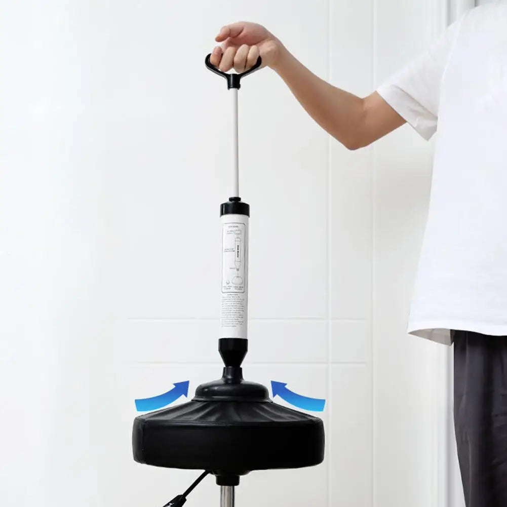 Toilet Plunger High Pressure Pump With Dual Suction Cups - Bathroom Drain Opener, Pipeline Dredge Device