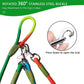 Hands Free Dog Leash Reflective Flexible Nylon Walking Jogging Leash Fall 2025 Secure Hands Free Control