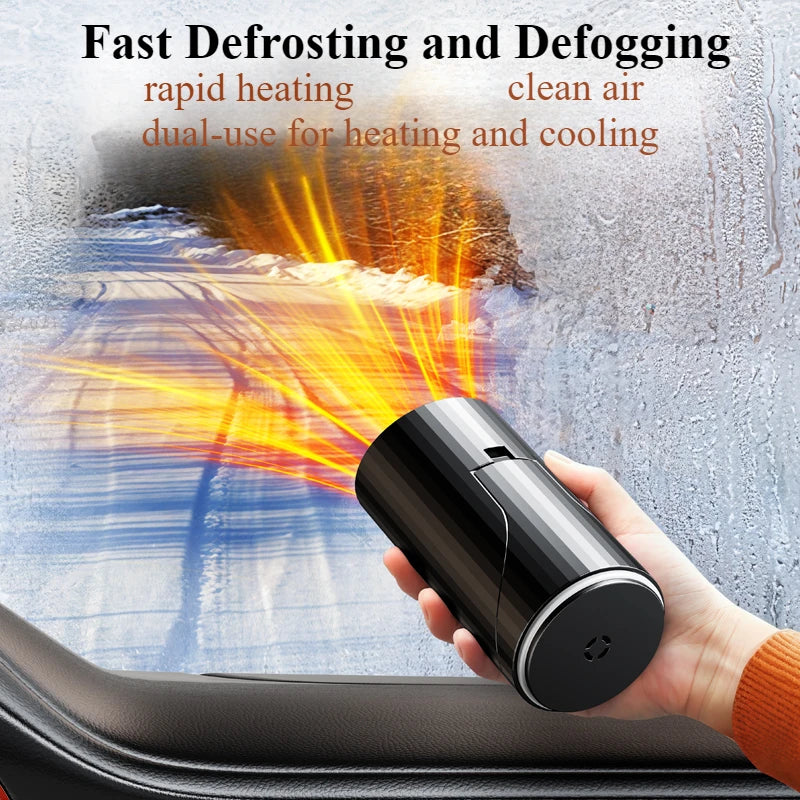 Car2025 Edition Heater Defogger 360 Rotatable Travel-Friendly Plug In 24V 12V Fast Cabin Warmth Winter