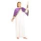 Variant image for Adult Greek God and Goddess Costume Set with Headdress, Robe, and Belt for Cosplay and Halloween Events-3