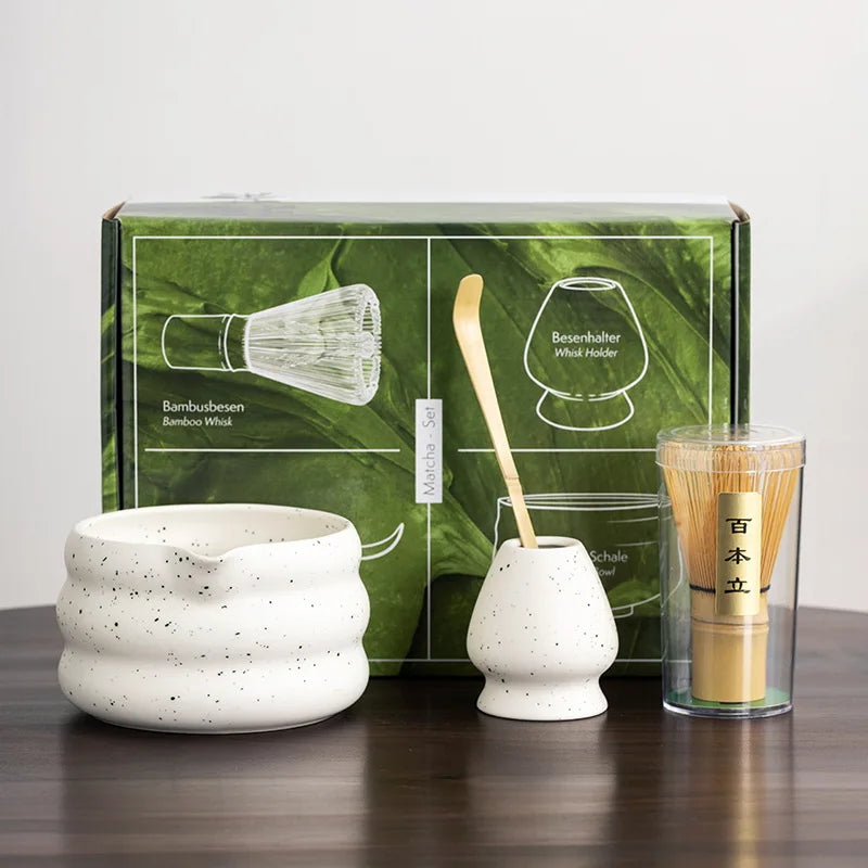 Matcha Whisk Bamboo Chasen Tea Kit Tea Ceremony Essentials Fall 2025 Creates Creamy Froth Eco Friendly Gift