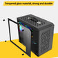 Mini ITX Case Glass Side 240mm Watercooling Travel-Friendly