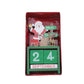 Wooden Christmas Countdown Calendar Ornament Tabletop Decor