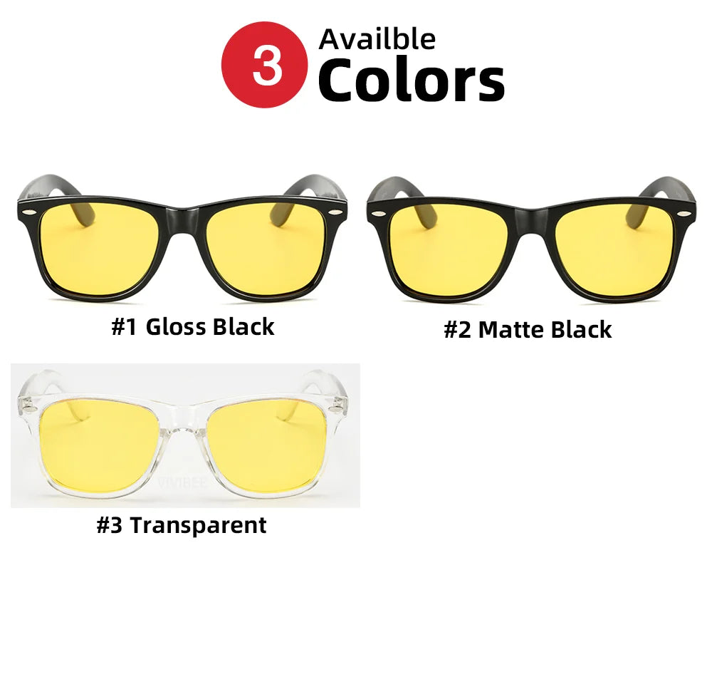 Vision Night Sunglasses Polarized Yellow Lenses UV400 Protection For Enhanced Night Driving Fall 2025 Trend