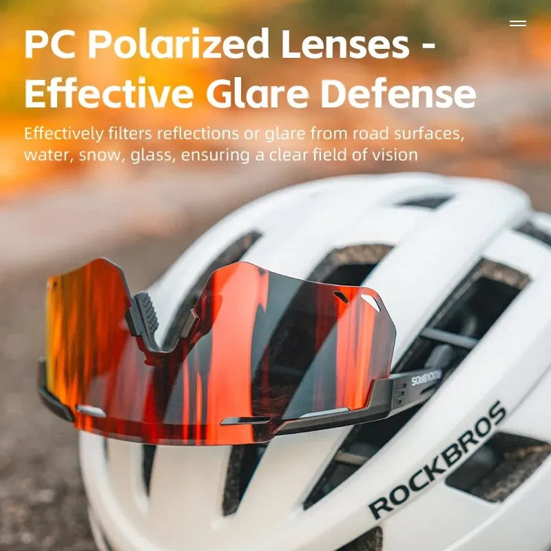 Glasses Cycling Unisex MTB Road Eyewear UV400 Polarized Photochromic Lenses, Fall 2026 Trend, All-Weather Eye Protection