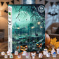 Advent Halloween Calendar 24 Days Tabletop Decor Collectible