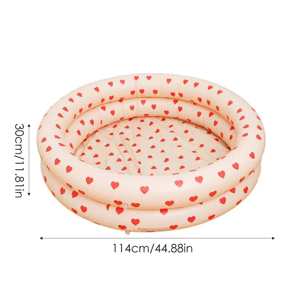 Variant image for Inflatable Baby Swimming Pool, Foldable Outdoor Paddling Pool in Durable PVC, Safe Soft Bottom for Kids Fun-2