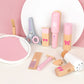 Kids2025 Edition Makeup Kit Wooden Pretend Play Cosmetic Toy With Carry Bag Eco Friendly Hairdressing Kit Holiday Gift
