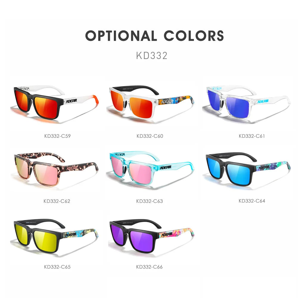 Polarized Sunglasses Unisex Outdoor Eyewear Summer 2026 Trend Mirror Lens Light UV Protection Gift Idea