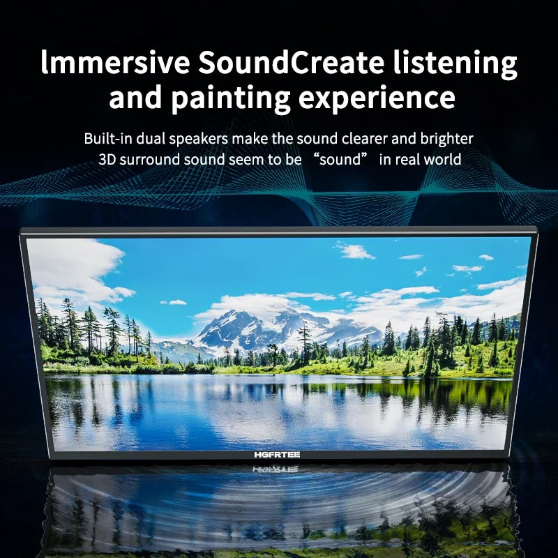 Travel-Friendly 14.1 Inch 1080P IPS Gaming Monitor With Stand