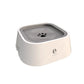 Drinking Dog Water Bowl - 1.5L Non-Wetting Cat Bowl, Spill-Proof Plastic Dispenser for Pets