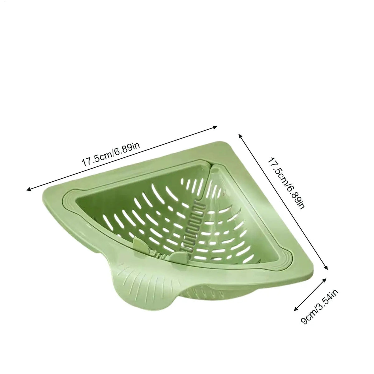 Sink Magnetic Drain Basket Triangle Stainless Steel For Vegetables And Fruit Drainage Eco Friendly Kitchen Organizer
