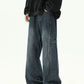 Mens Oversized Cargo Jeans - Wide Leg, Denim, Street