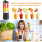 Travel-Friendly Blender 6-Blades Smoothie Maker Summer Essentials 2026 Battery-Powered On The Go Juicer