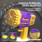 Motor-Driven 40-Hole Bubble Blaster Toy - Hand-Held Outdoor Fun for Kids, No Batteries or Bubble Option Needed