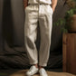 Summer Spring Casual Linen Trousers for Men - Breathable Loose Fit Vintage Straight Pants