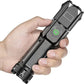 Telescopic Zoom Tactical Flashlight - Battery-Powered LED Torch, 4 Lighting Modes, Water-Resistant for Camping and Fishing