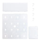Punch-Free Wall Shelf Organizer with Household Organizers, No Drilling, Kitchen & Bedroom Pegboard Holder