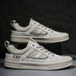Sturdy men's outdoor sneakers - anti-slip wear-resistant fabric upper, for hiking and casual everyday