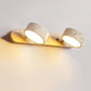 Wabi Japandi Sabi Round LED Wall Light With Mirror Bathroom