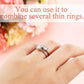 Ring Size Adjuster Clear Invisible Inserts, Adhesive Ring Reducer Kit, Fall 2025 Nearly Discreet Secure Fit