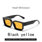 Sunglasses Black Retro Square Shades Deluxe Fashion Eyewear Fall 2026 Trend Gift Idea