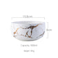 Marble Ceramic Bowl Kit Scandinavian Tableware Minimalist
